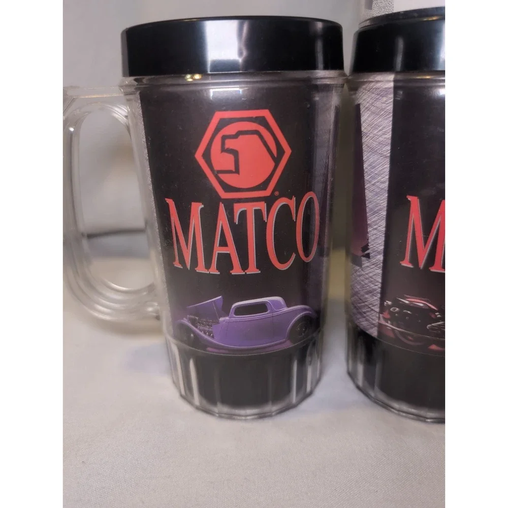 4x Vintage Matco Tools Cups Mugs Pinup Girls